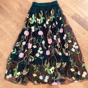 Organza skirt